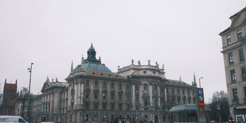 Classic architecture in central Munich